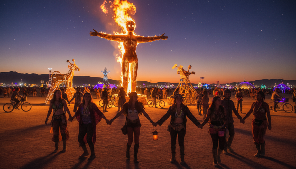 burning man burning man