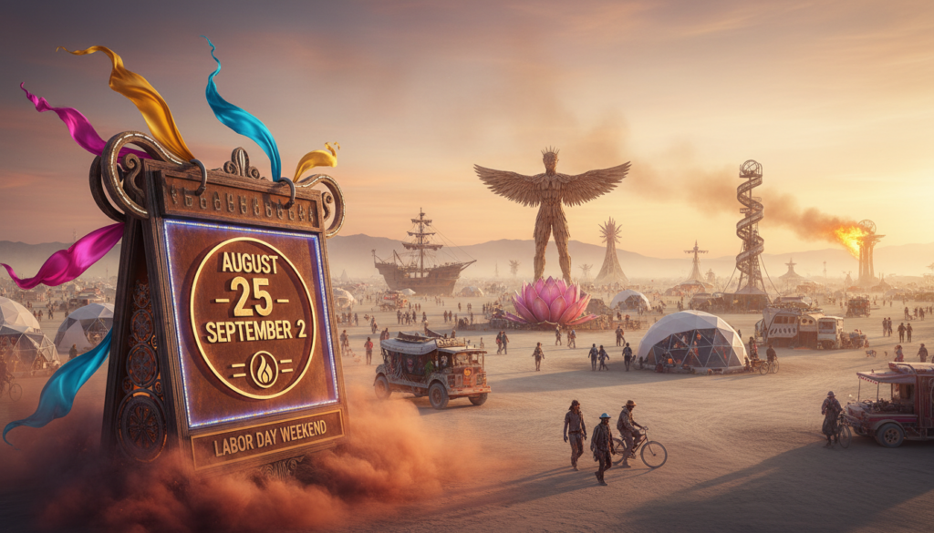 burning man dates