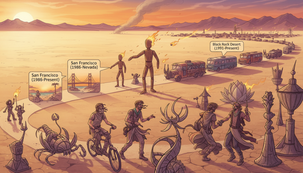 burning man history
