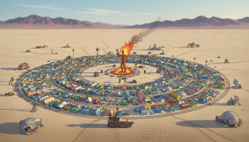 burning man map