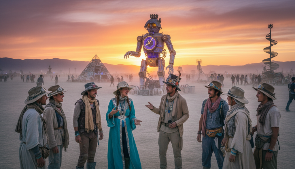 burning man participants