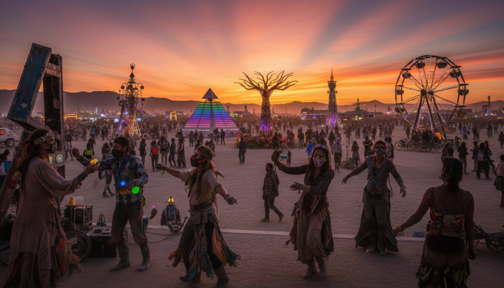 burning man time