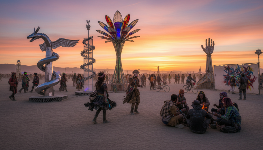 burning man trip