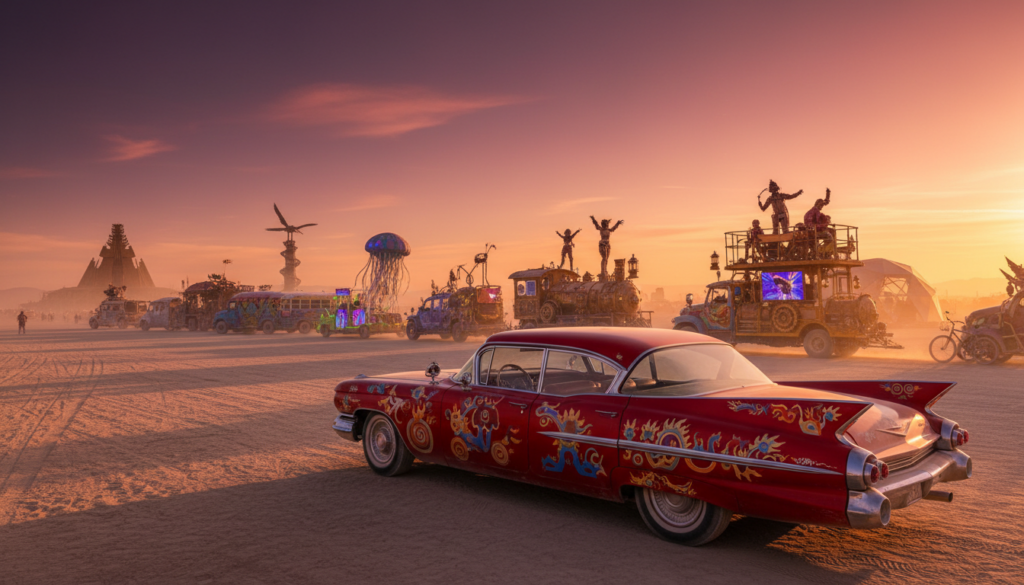 cars on playa cars on playa