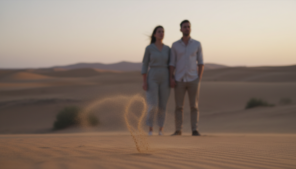 desert dust and cleanliness