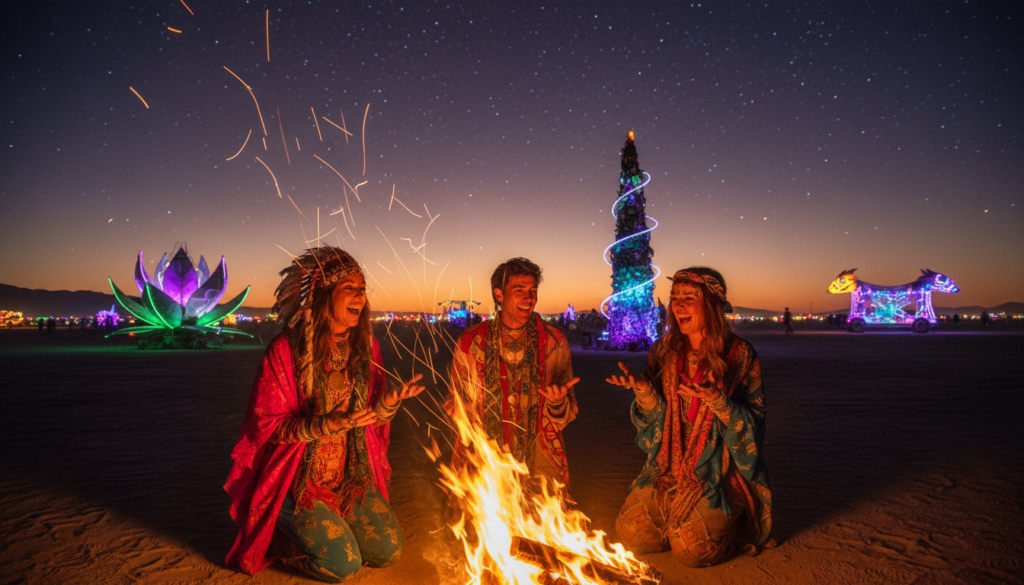 drugs burning man