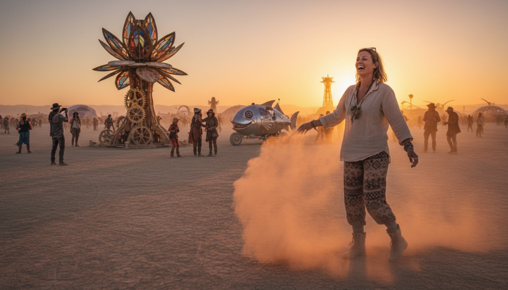 first time burning man
