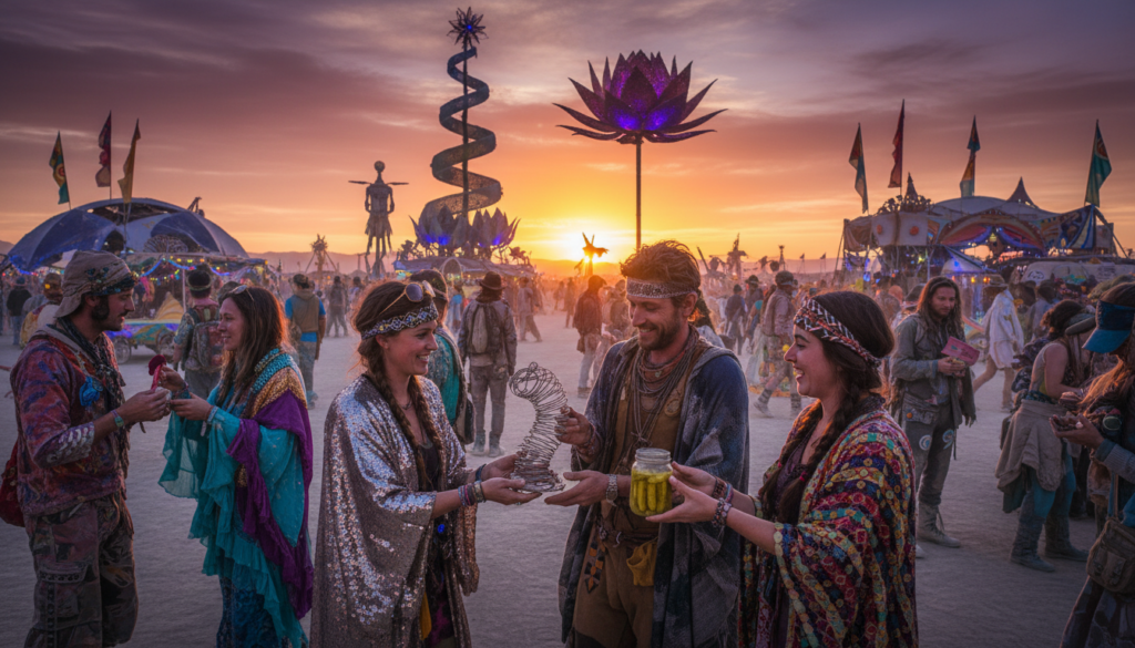 gifting burning man