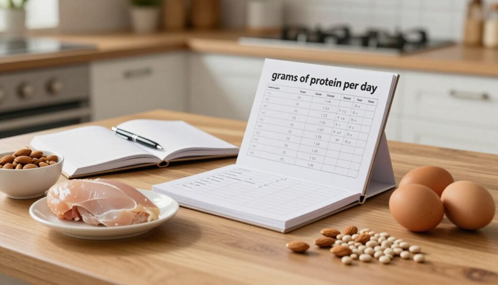 grams protein per day