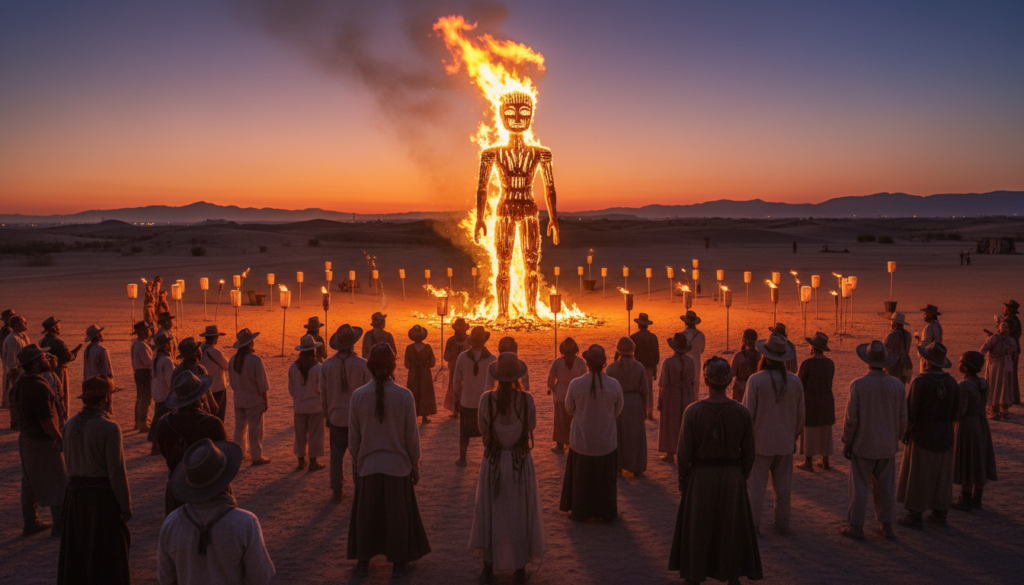 man burn ritual man burn ritual