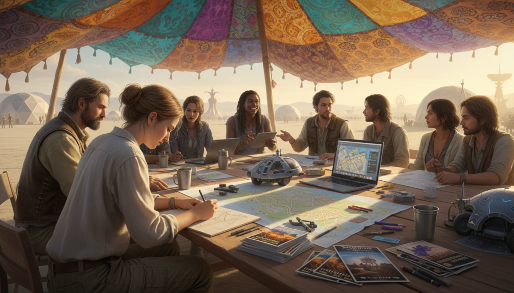 planning burning man