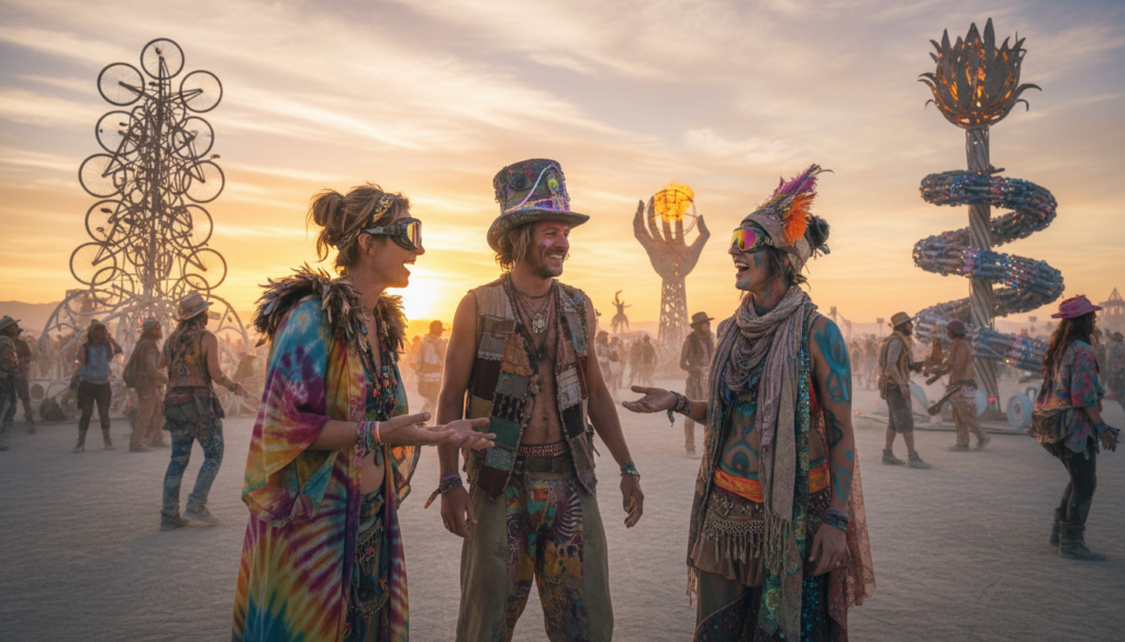 self-expression burning man