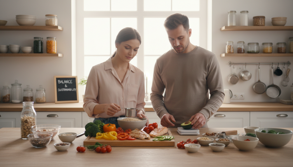 set a realistic calorie deficit