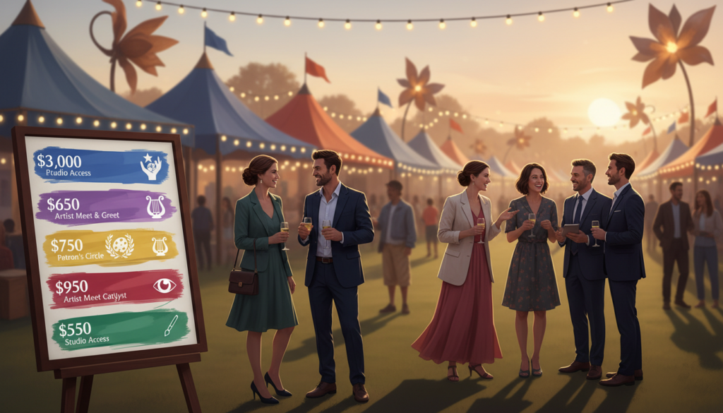 ticket tiers art funding