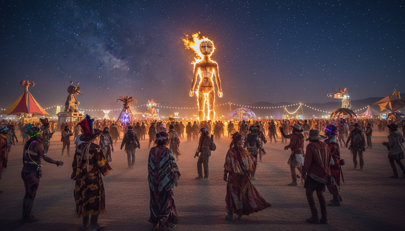 what is burning man festival
