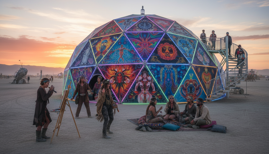 what is the orgy dome at burning man