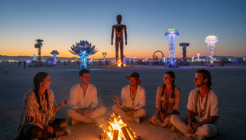 when does burning man end