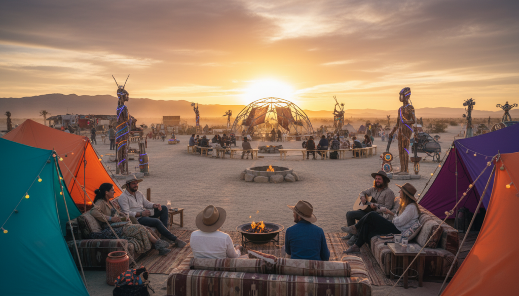 where to stay before and after burning man