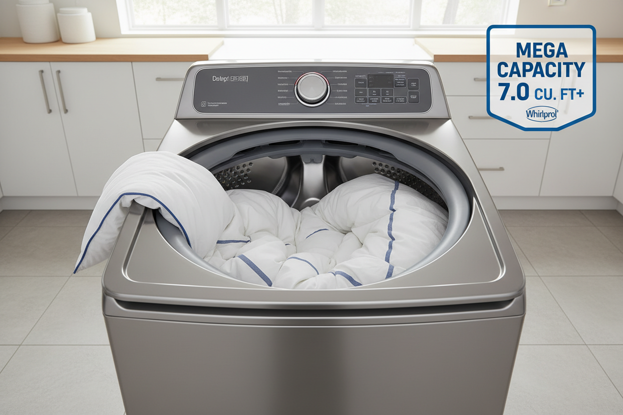 Whirlpool WTW8127LC best capacity washing machine