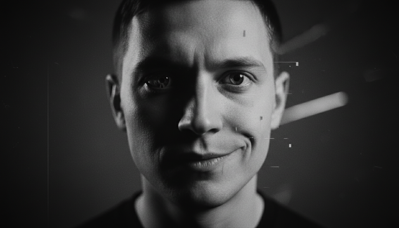 music video showing artistic transformation effects with powerful emotional performance