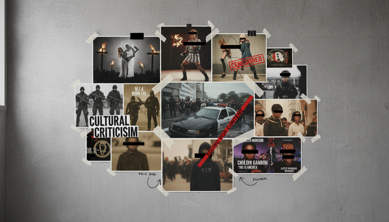 Controversial imagery from boundary-pushing music videos