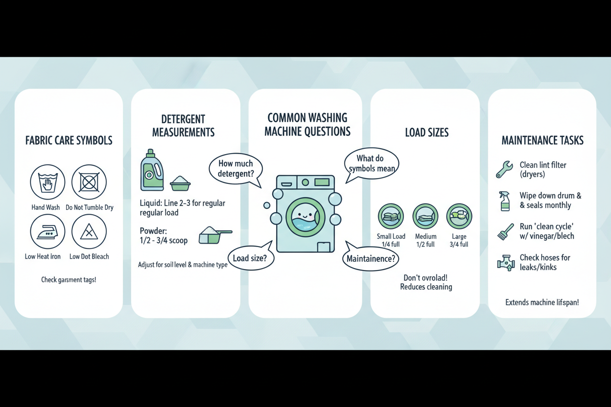washing machine questions and answers guide