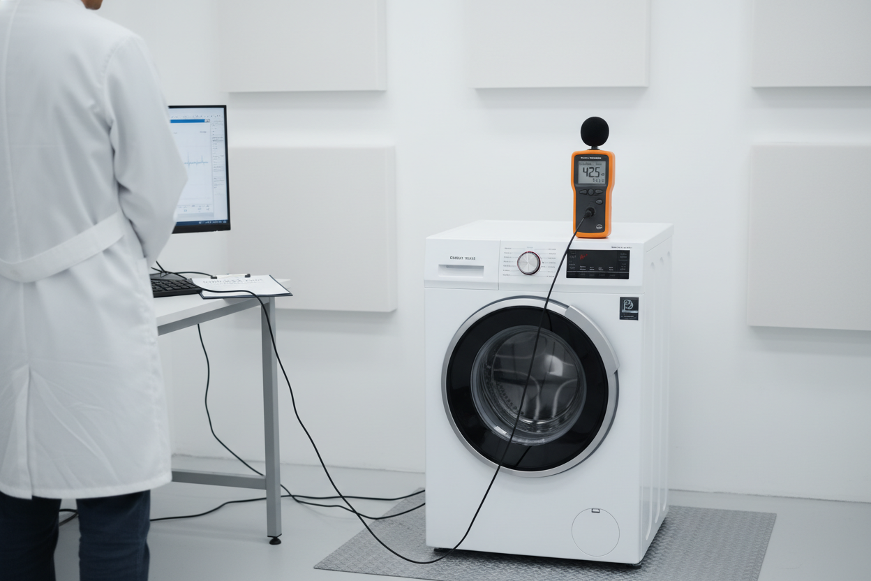 washing machine noise level testing comparison