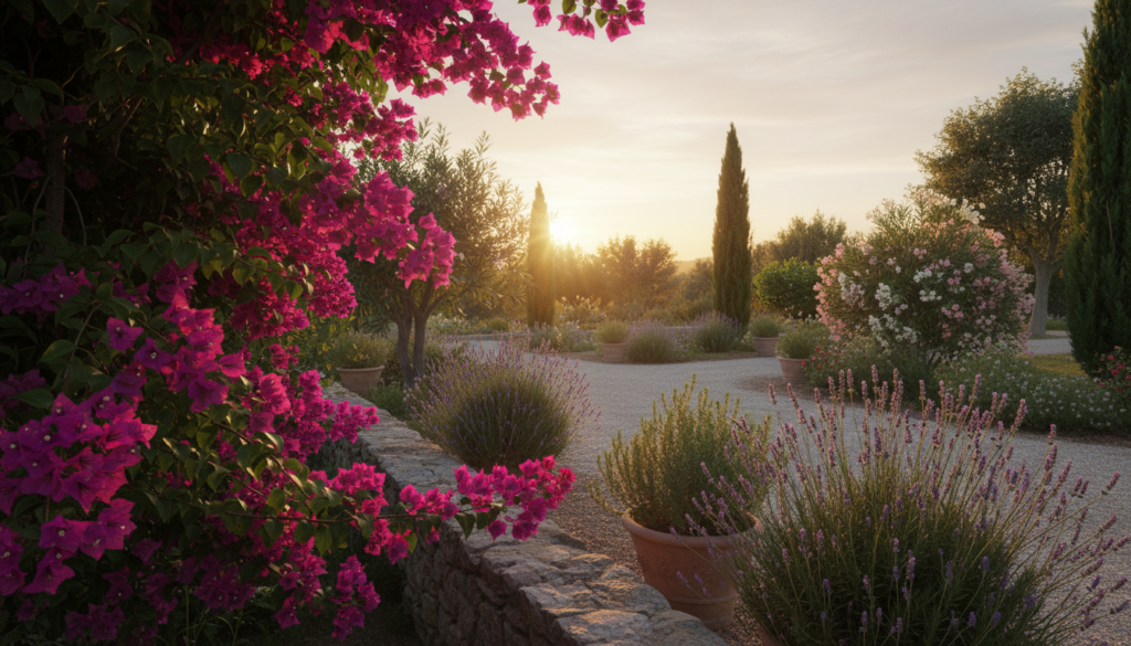 Mediterranean garden plants