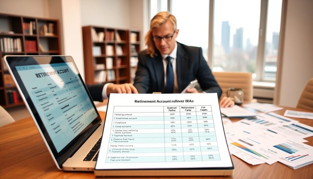compare fees rollover ira