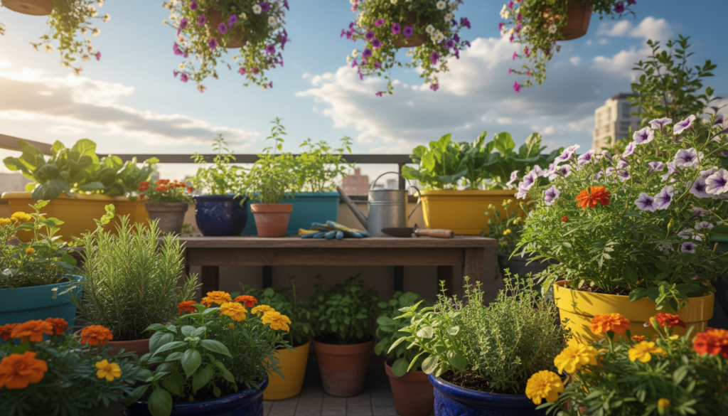 container gardening plants