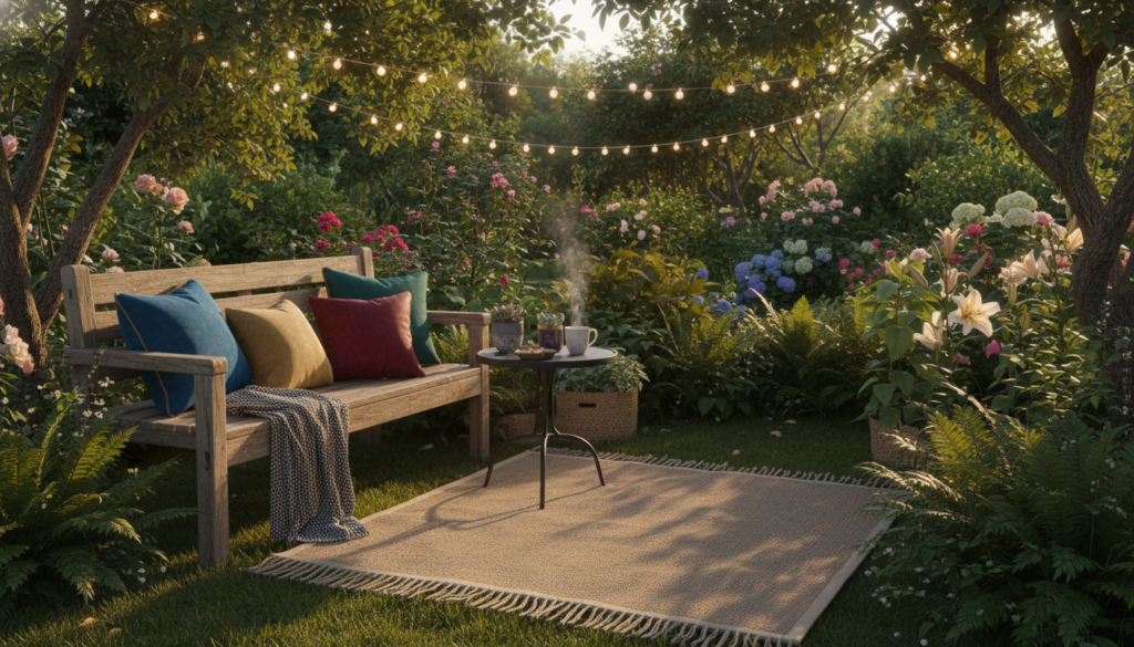 cozy seating outdoor