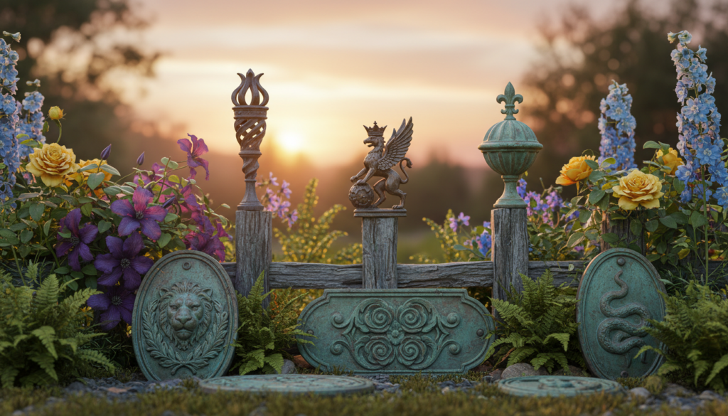 decorative plaques and finials