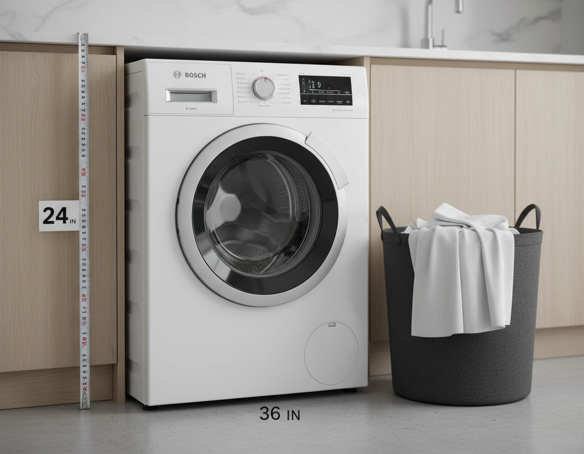 Bosch WAW285H2UC compact washing machine for small spaces
