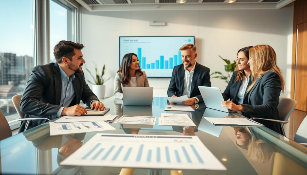 financial meetings progress