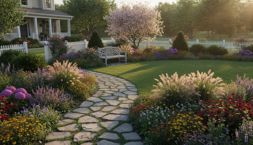 front yard landscape