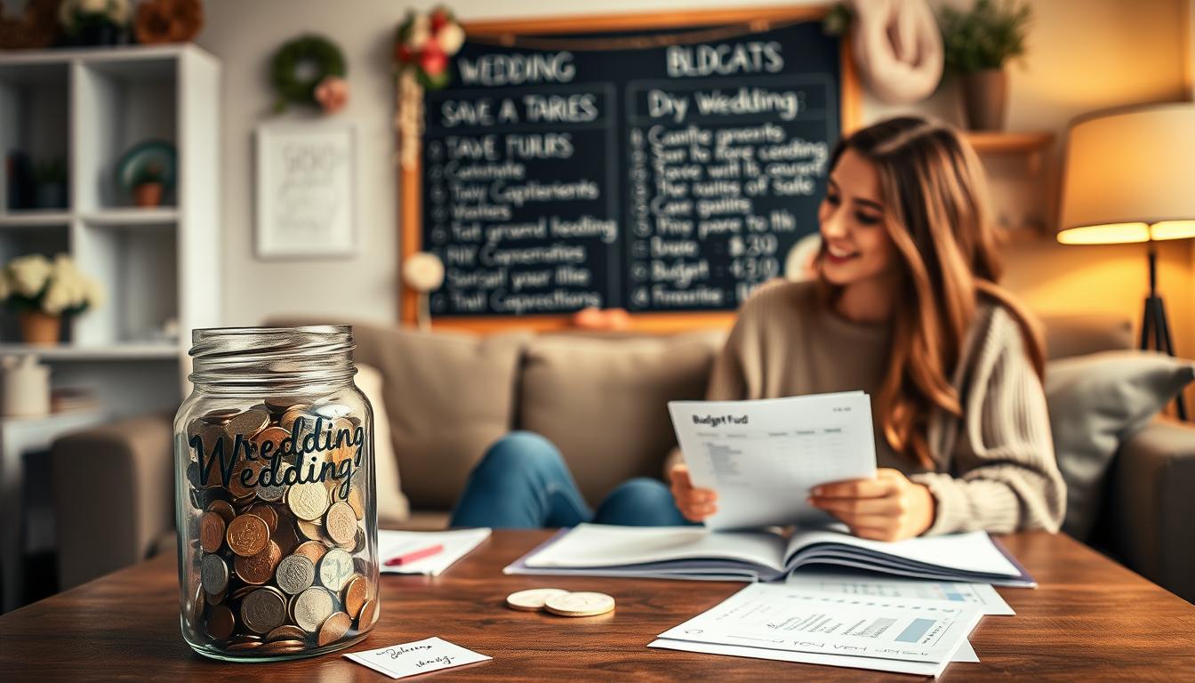 how to save for a wedding on a tight budget