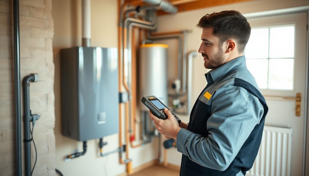 maintaining heating and water systems