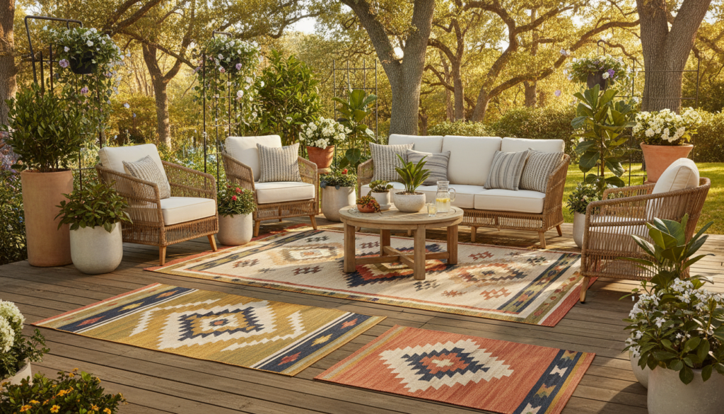outdoor rugs patio