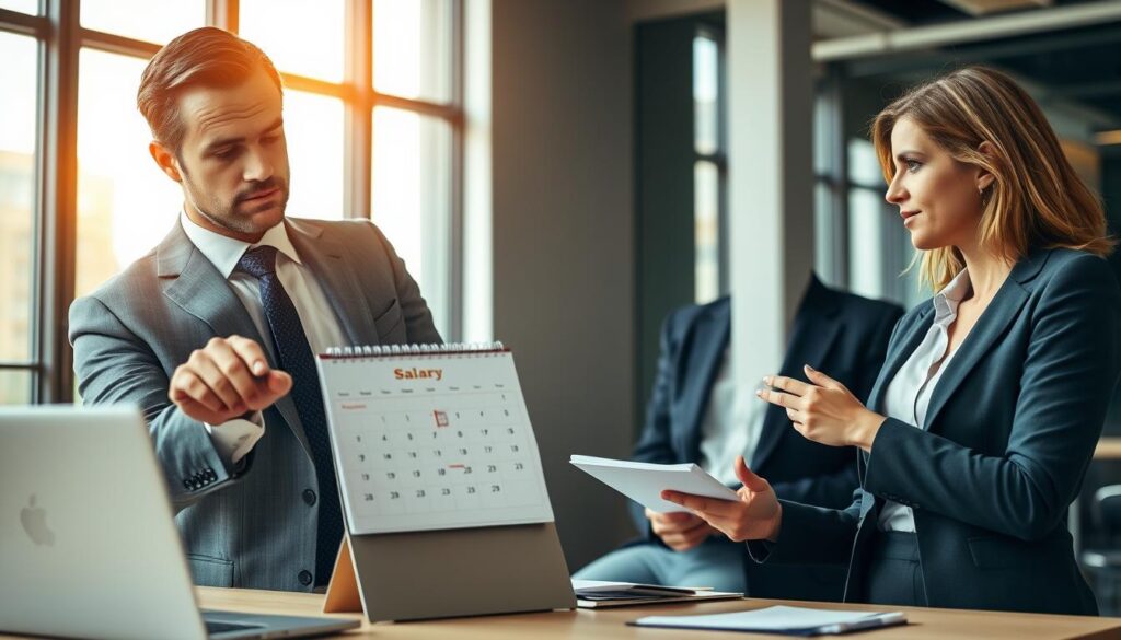 timing your request salary