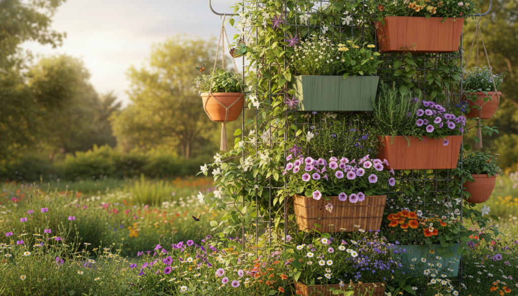 vertical gardening planter
