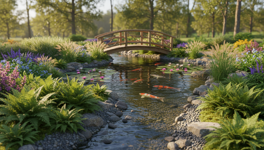 water feature garden