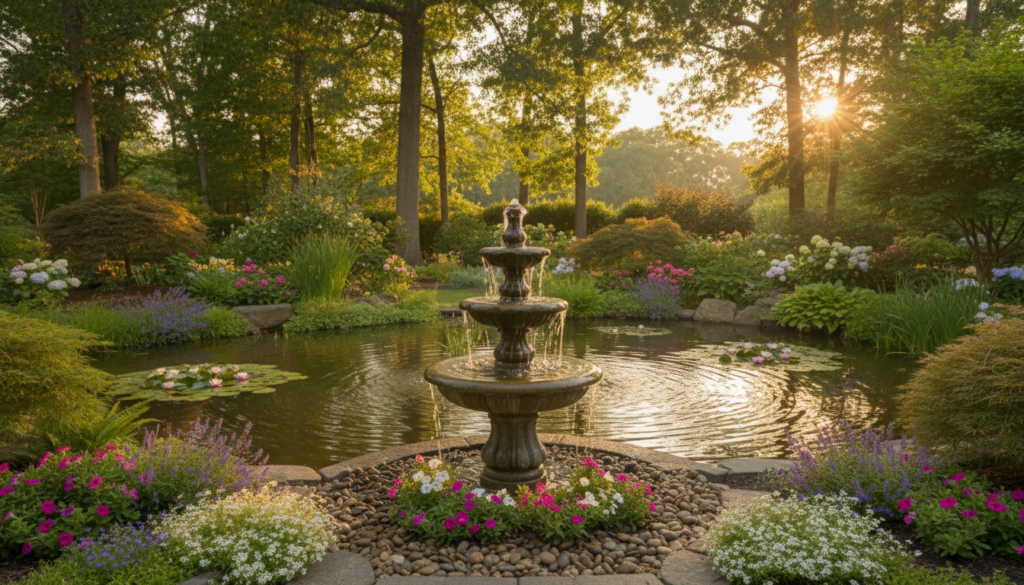 water feature landscape
