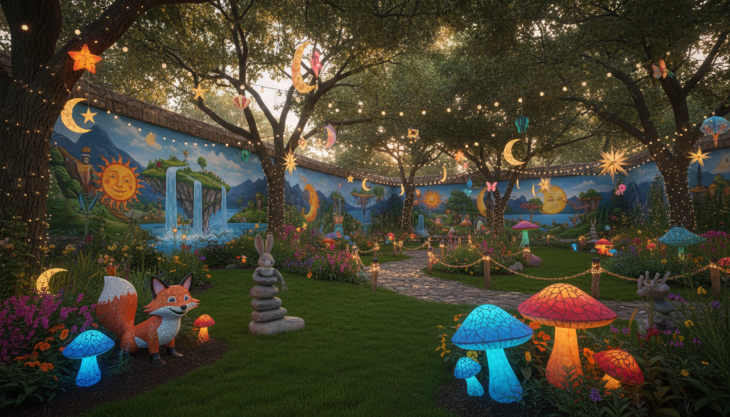 whimsy outdoor space