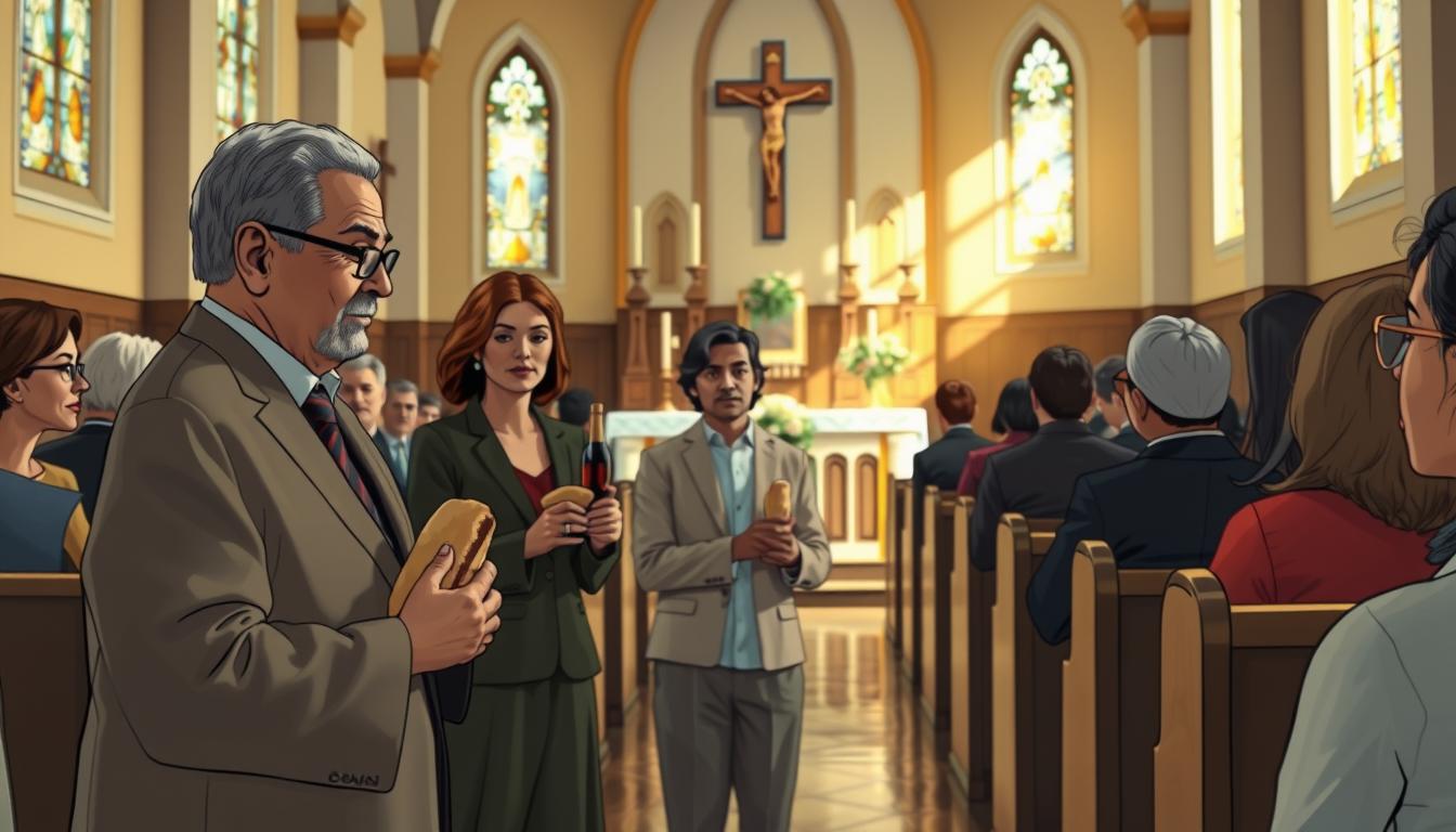 how to bring up gifts catholic mass