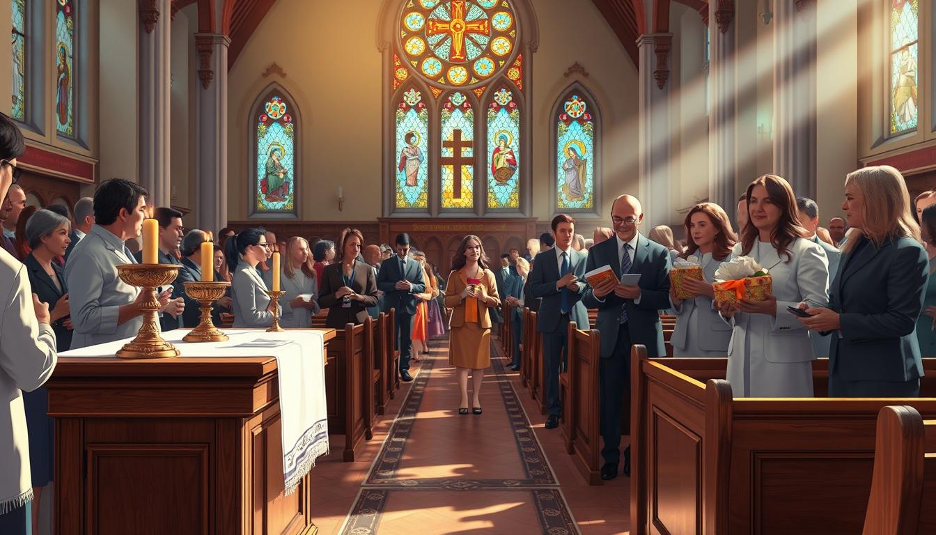 when are gifts brought up in catholic mass