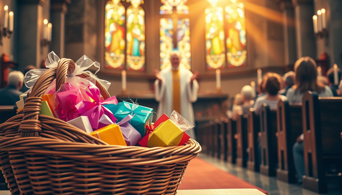 when are the gifts brought up in a catholic mass
