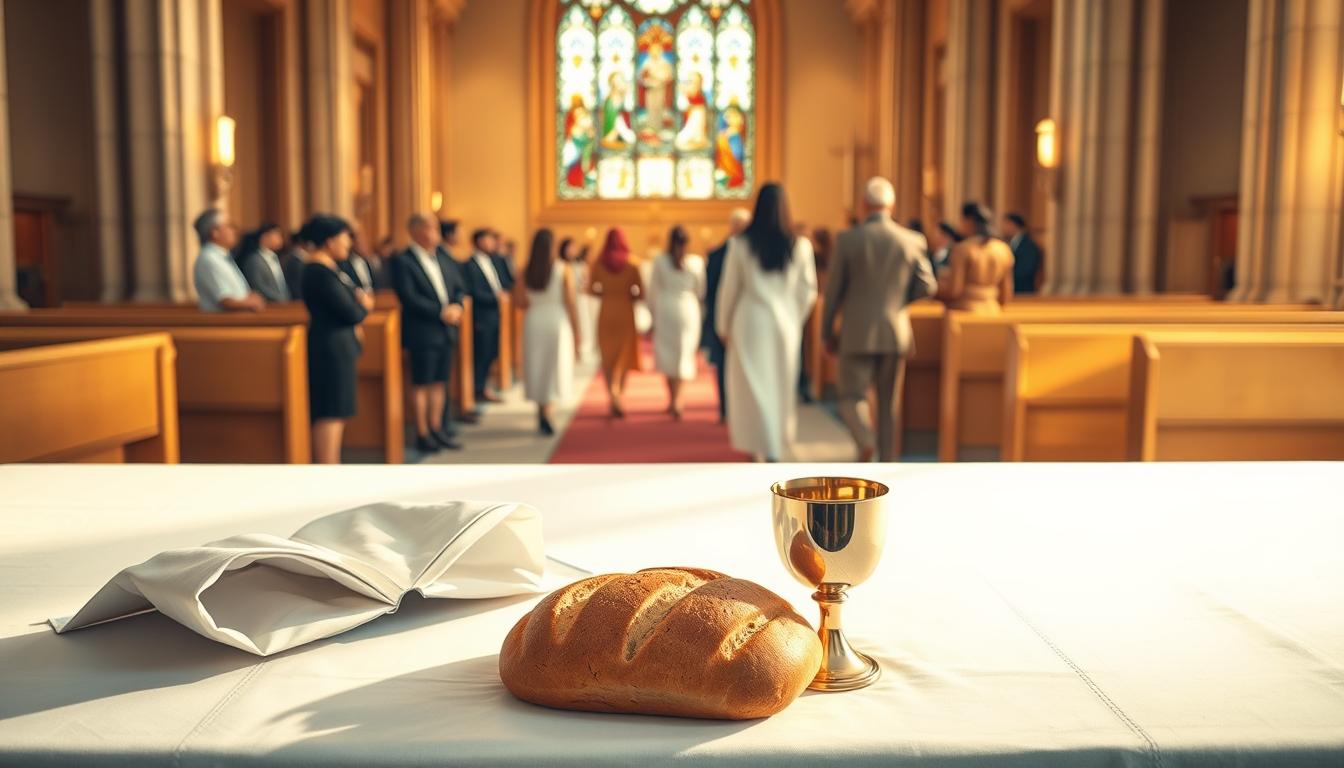 when to bring up the gifts at catholic mass