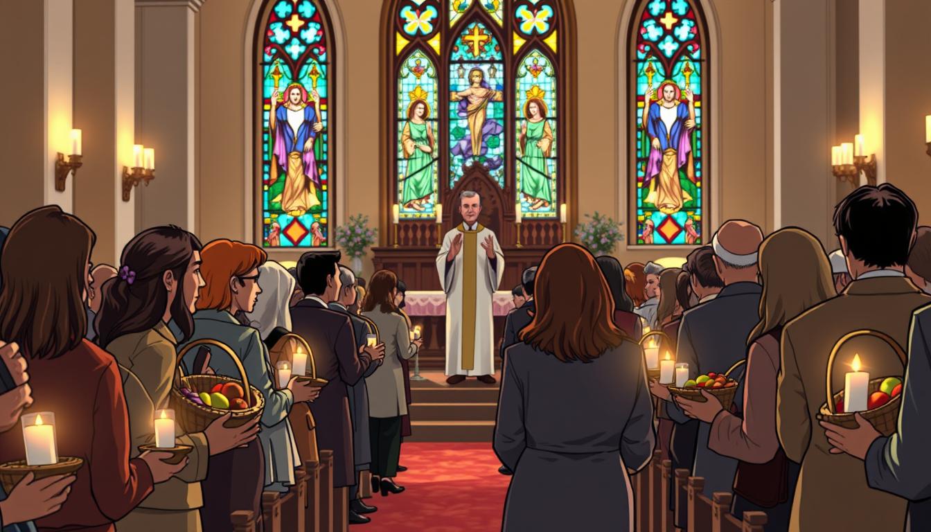 when to take up gifts at catholic mass