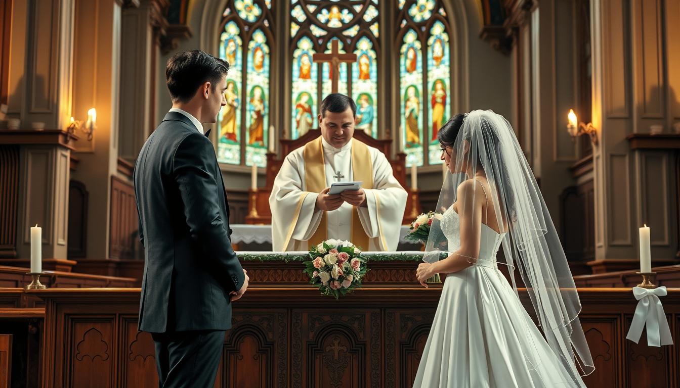 who brings up the gifts at a catholic wedding