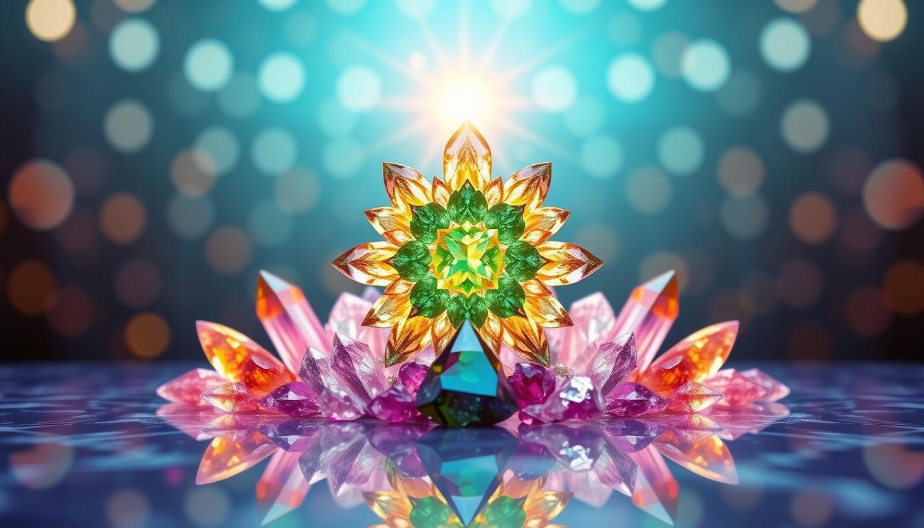 crystal grid for wealth